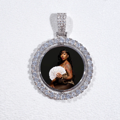 3D Spinning 2-Faced Custom Picture Pendant