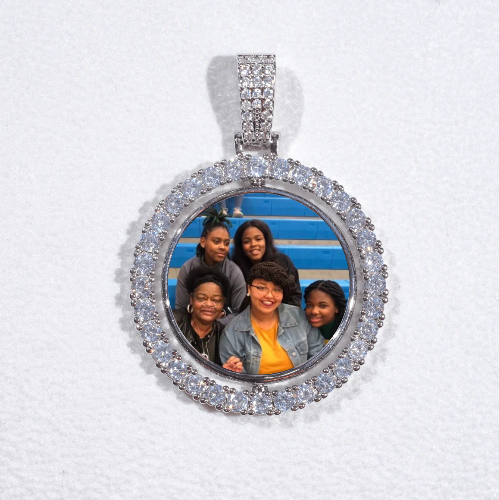 3D Spinning 2-Faced Custom Picture Pendant