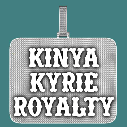 CUSTOM LETTER NECKLACE 3D BIG SQUARE