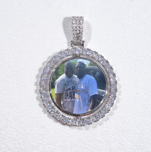 3D Spinning 2-Faced Custom Picture Pendant