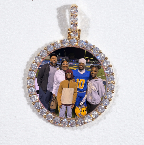 3D CIRCLE CUSTOM PICTURE PENDANT SMALL SIZE