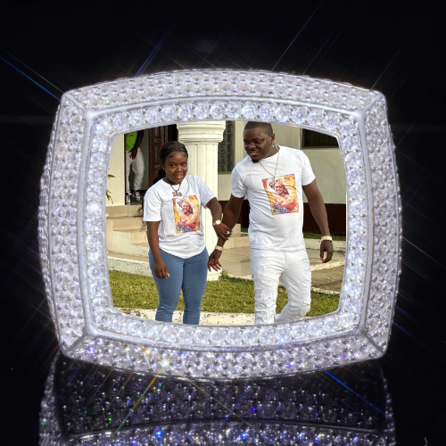 3D CUSTOM PICTURE ICED RING