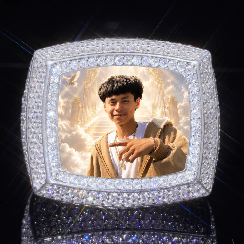 3D CUSTOM PICTURE ICED RING