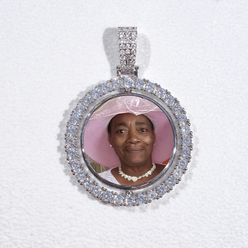3D Spinning 2-Faced Custom Picture Pendant
