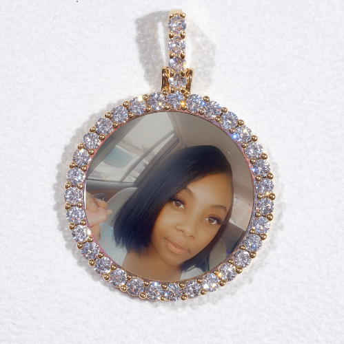 3D CIRCLE CUSTOM PICTURE PENDANT SMALL SIZE