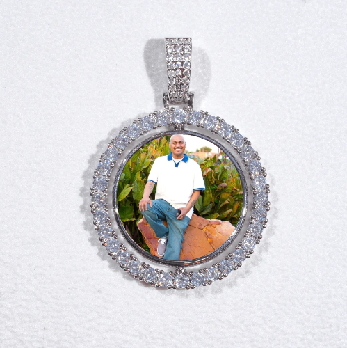 3D Spinning 2-Faced Custom Picture Pendant