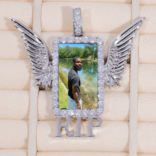 RIP WING 3D CUSTOM PICTURE PENDANT