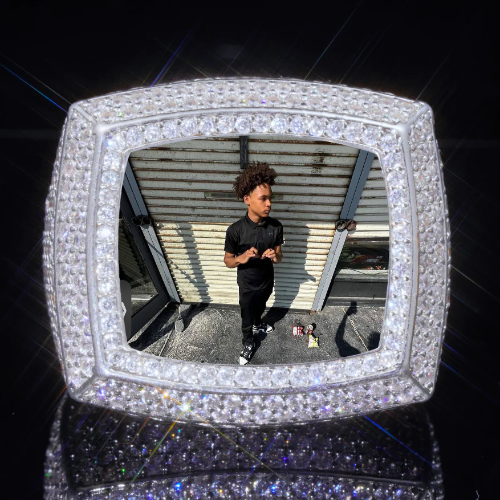 3D CUSTOM PICTURE ICED RING