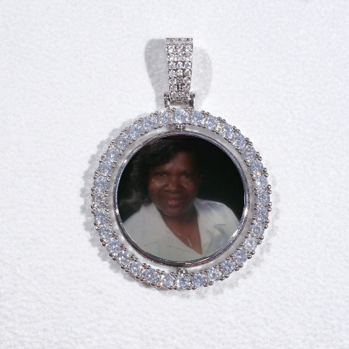 3D Spinning 2-Faced Custom Picture Pendant