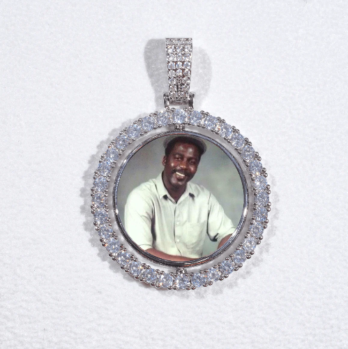 3D Spinning 2-Faced Custom Picture Pendant