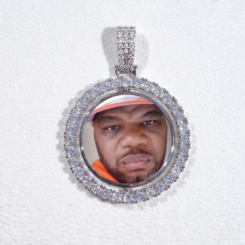 3D Spinning 2-Faced Custom Picture Pendant