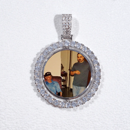 3D Spinning 2-Faced Custom Picture Pendant