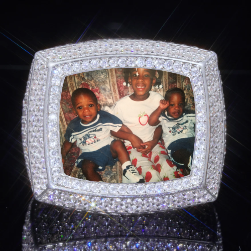 3D CUSTOM PICTURE ICED RING