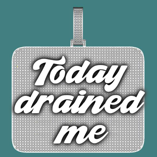 CUSTOM LETTER NECKLACE 3D BIG SQUARE