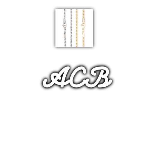 Script Custom Letter Necklace
