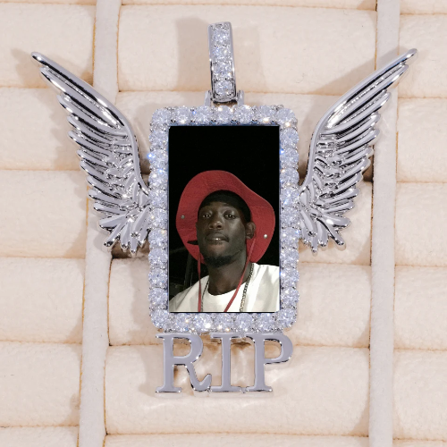 RIP WING 3D CUSTOM PICTURE PENDANT