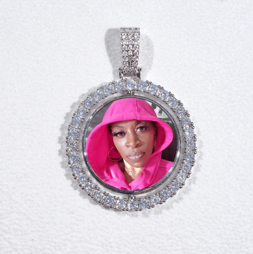 3D Spinning 2-Faced Custom Picture Pendant