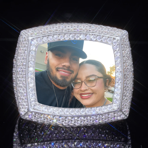 3D CUSTOM PICTURE ICED RING