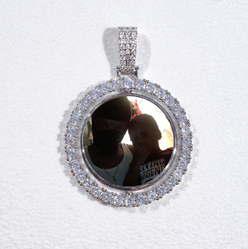 3D Spinning 2-Faced Custom Picture Pendant