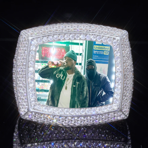 3D CUSTOM PICTURE ICED RING