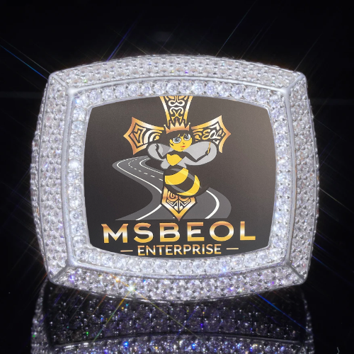 3D CUSTOM PICTURE ICED RING