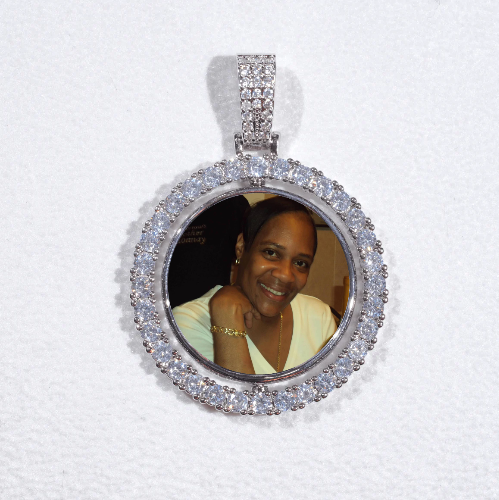 3D Spinning 2-Faced Custom Picture Pendant