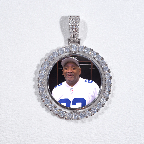 3D Spinning 2-Faced Custom Picture Pendant