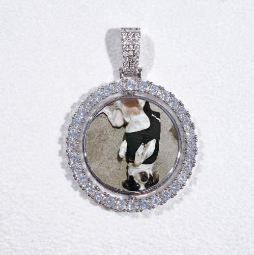 3D Spinning 2-Faced Custom Picture Pendant
