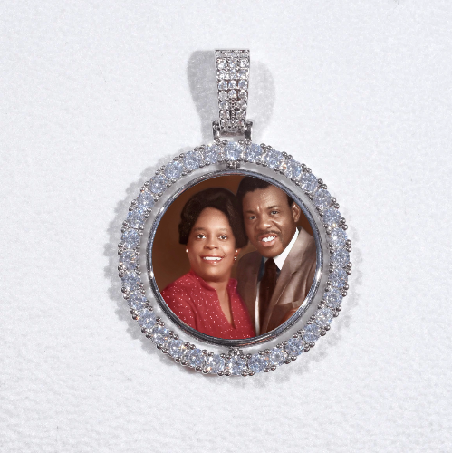 3D Spinning 2-Faced Custom Picture Pendant