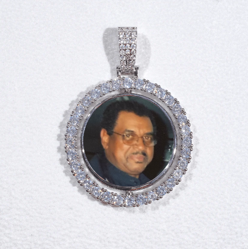 3D Spinning 2-Faced Custom Picture Pendant