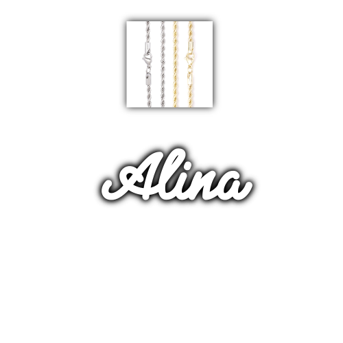 Script Custom Letter Necklace