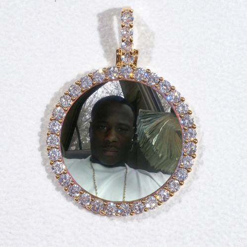 3D CIRCLE CUSTOM PICTURE PENDANT SMALL SIZE