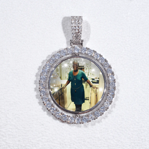 3D Spinning 2-Faced Custom Picture Pendant