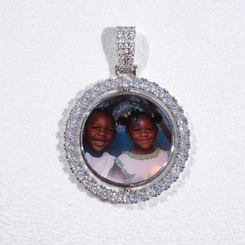3D Spinning 2-Faced Custom Picture Pendant