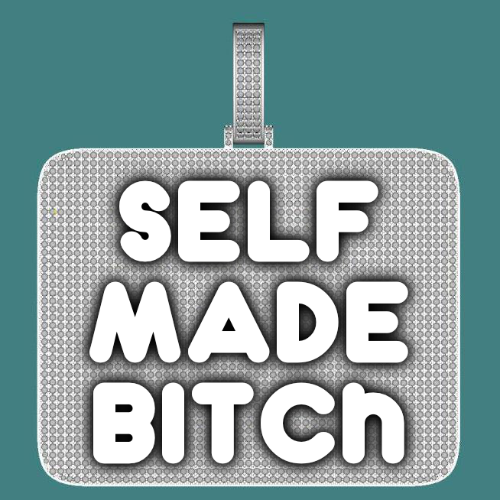 CUSTOM LETTER NECKLACE 3D BIG SQUARE