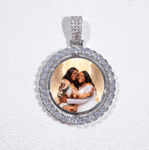 3D Spinning 2-Faced Custom Picture Pendant