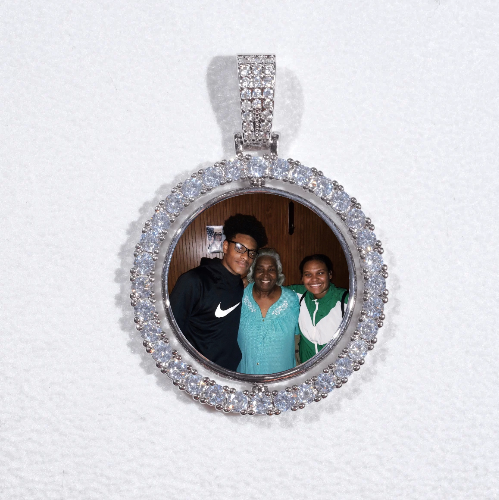 3D Spinning 2-Faced Custom Picture Pendant