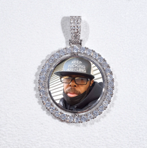 3D Spinning 2-Faced Custom Picture Pendant