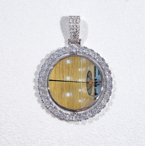 3D Spinning 2-Faced Custom Picture Pendant