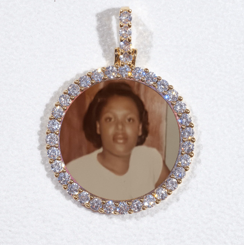3D CIRCLE CUSTOM PICTURE PENDANT SMALL SIZE
