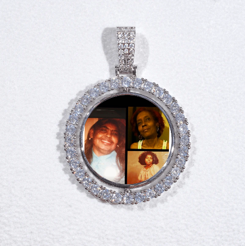 3D Spinning 2-Faced Custom Picture Pendant