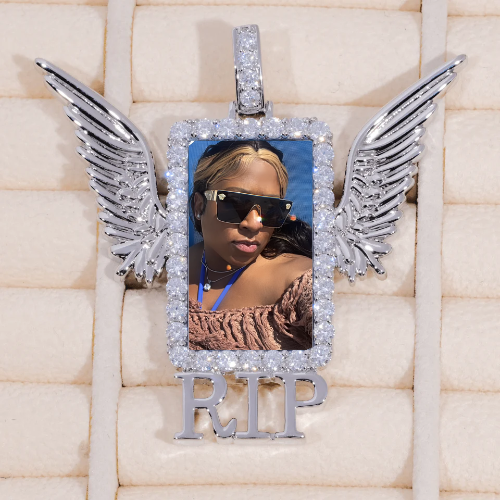 RIP WING 3D CUSTOM PICTURE PENDANT