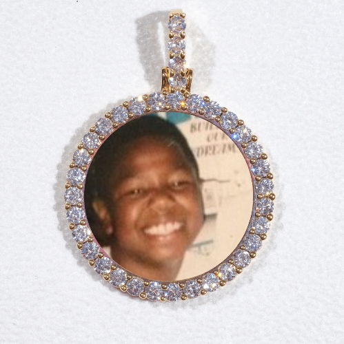3D CIRCLE CUSTOM PICTURE PENDANT SMALL SIZE