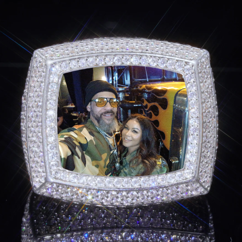 3D CUSTOM PICTURE ICED RING