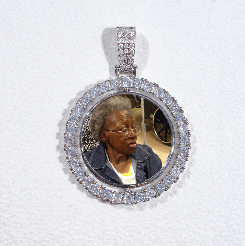 3D Spinning 2-Faced Custom Picture Pendant