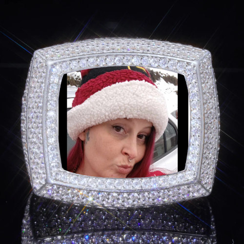 3D CUSTOM PICTURE ICED RING