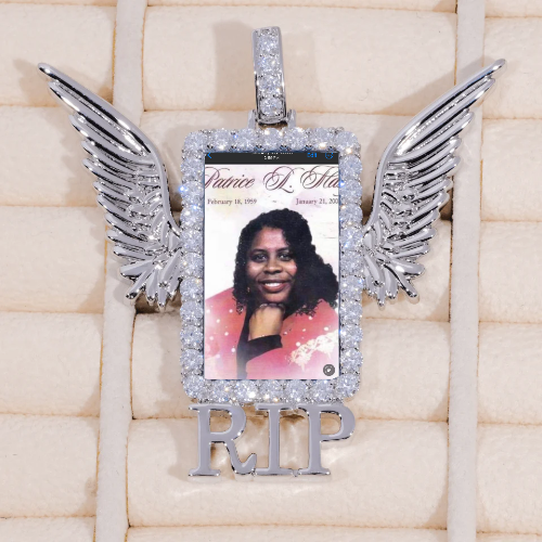 RIP WING 3D CUSTOM PICTURE PENDANT