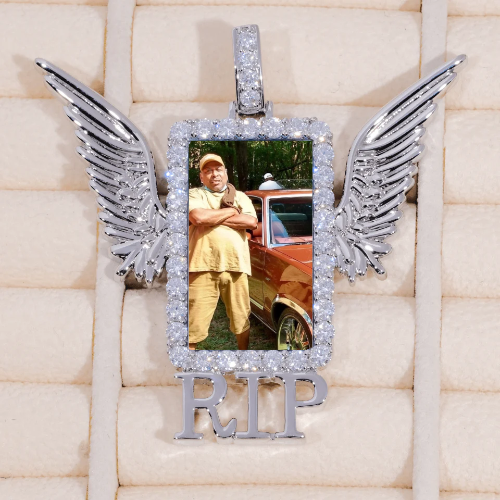 RIP WING 3D CUSTOM PICTURE PENDANT