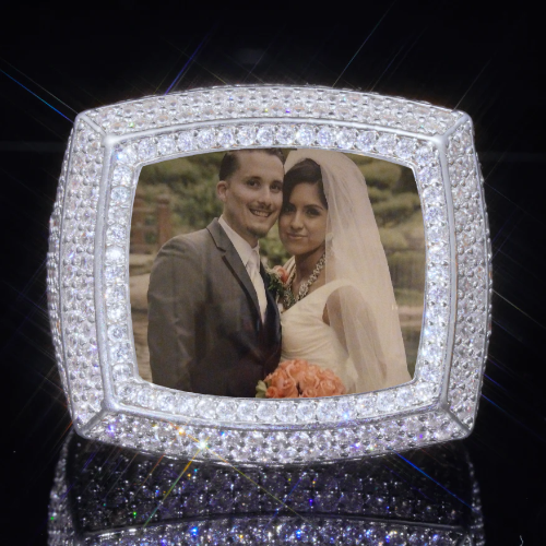 3D CUSTOM PICTURE ICED RING