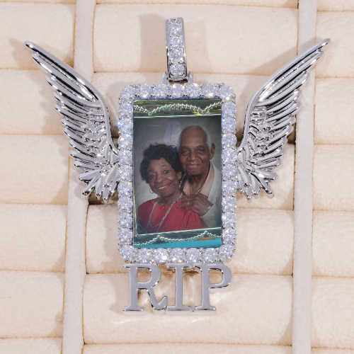 RIP WING 3D CUSTOM PICTURE PENDANT